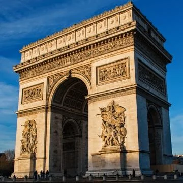 Arc de Triumph at Sunset Foto stock