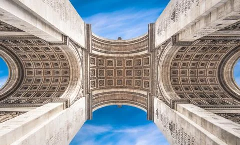 Arc de Tromphe, Paris Stock Photos