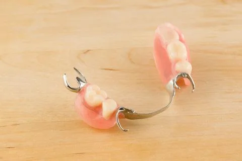 Arc dental prosthesis Stock Photos
