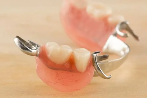 Arc dental prosthesis Stock Photos