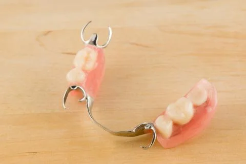 Arc dental prosthesis Stock Photos