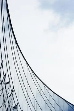 Arc glass structure Stock Photos