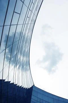 Arc glass structure Stock Photos
