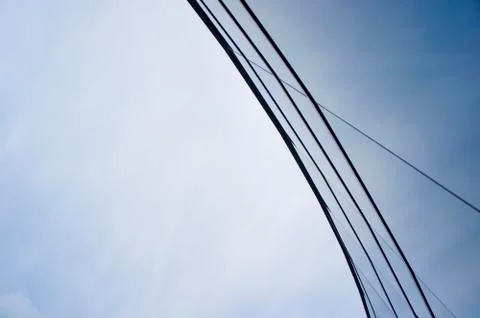 Arc glass structure Stock Photos