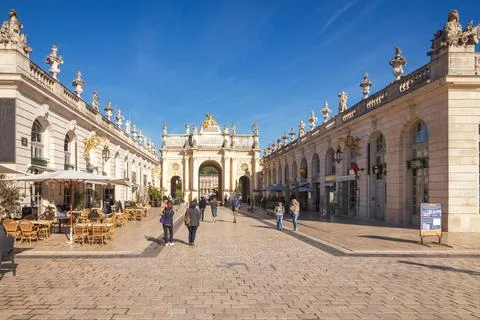 The Arc Here, view of the tr Stock-Fotos