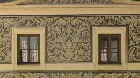 Arc house bridge Stock Footage 486510