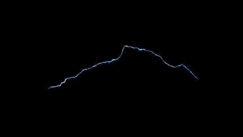 Arc Lightning Electric Spark Discharge VFX Overlay On Black Background Stock Footage 339695133
