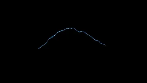 Arc Lightning Electric Sparks Flash VFX Overlay On Black Background Stock Footage 338097157
