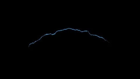 Arc Lightning High Voltage Electric Spark Atmospheric Layer Against Black Stock Footage 338097761