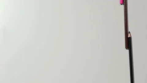 Arc made of pencils Stock Footage 71226188