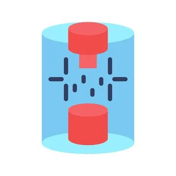 Arc Method Icon Image. Illustrazione stock