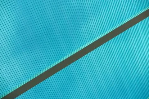 Arc polycarbonate canopy underside Stock Photos