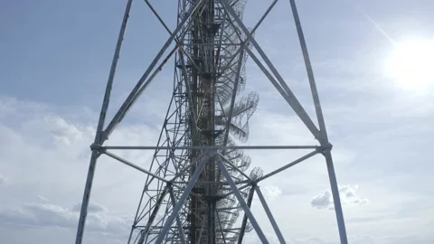 The arc is the secret object of the USSR. Chernobyl city 2 Stock Footage 155245977