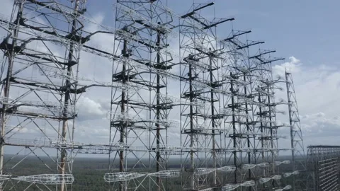 The arc is the secret object of the USSR. Chernobyl city 2 库存影片 155248942