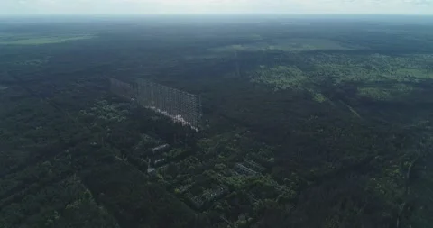 The arc is the secret object of the USSR. Chernobyl city 2 Stock-Footage 155251540