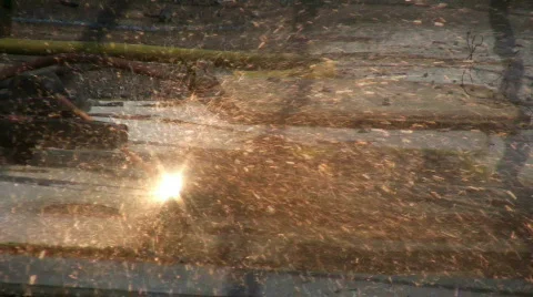 Arc sparks Video stock 487232