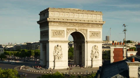 Arc triomfe version06 Stock Footage 30941820