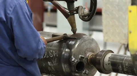 Arc Welding in Action Stock Footage 38018446