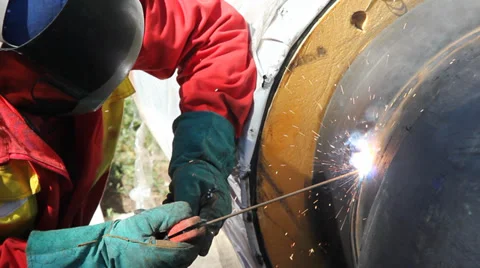 Arc welding Stock Footage 31108061