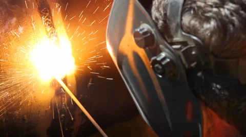 Arc welding Stock Footage 31109022