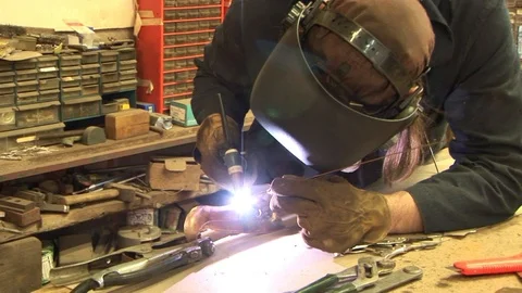 Arc Welding Stock Footage 108855400