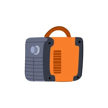 Arc welding machine cartoon vector illustration Stock Illustration