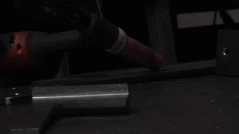 Arc Welding Metal Worker Stock Footage 107782014