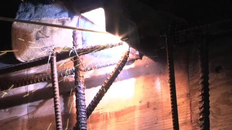Arc welding rod Video stock 45676923