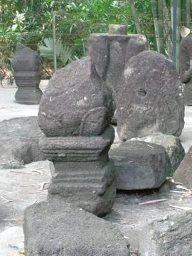 Arca Warak statue site in Blitar, Indonesia Foto stock