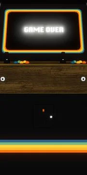 Arcade cabinet isolated on white background Stock Illustration
