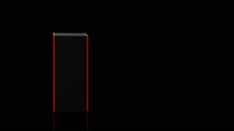Arcade Cabinet turns on itself animation Stock Footage 239380442