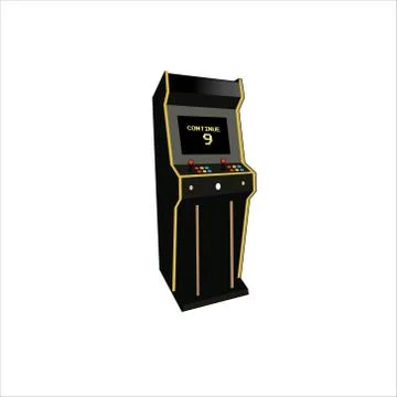 Arcade Classic video game console Stock Illustration