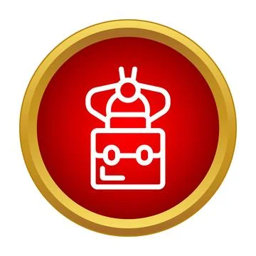 Arcade claw crane game icon on circle Stock Illustration