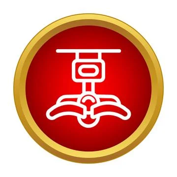 Arcade claw game machine prize grabber icon Stock Illustration