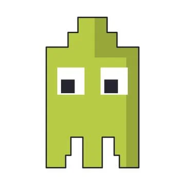 Arcade game character Illustrazione stock