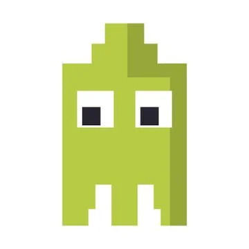 Arcade game character Illustrazione stock