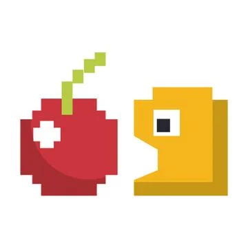 Arcade game character Illustrazione stock