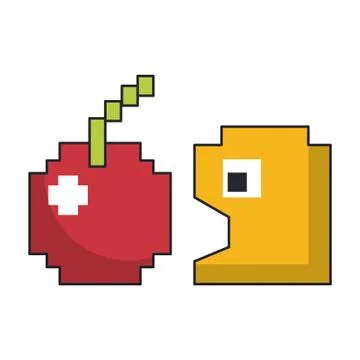Arcade game character Illustrazione stock
