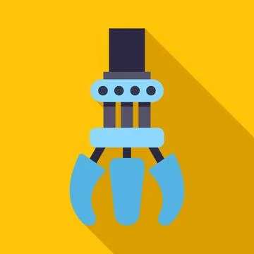 Arcade game claw machine robot arm gripper Stock Illustration
