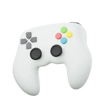 Arcade game joystick controller. 3D render illustration. Stock Illustration