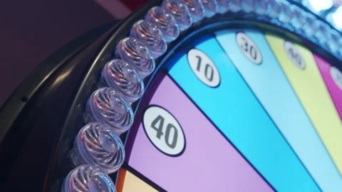 Arcade Game Machine Neon Lights Stock Footage 288535900