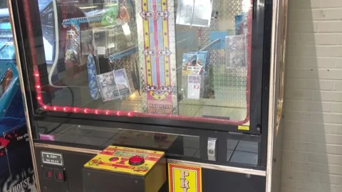 Arcade Game Machine - Objects - Prize Circus Stock Footage 142290507