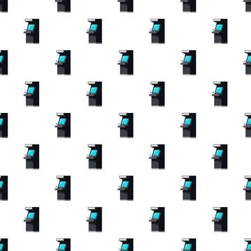 Arcade game machines seamless repeating pattern background Stock Illustration