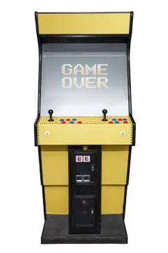 Arcade game over Stock Photos