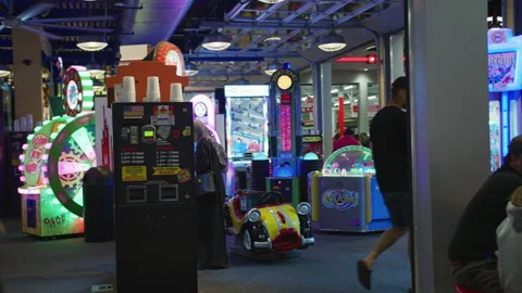 Arcade games, Niagara Falls Stock Footage 218261912