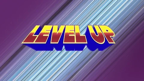 Arcade gaming level up Stock-Footage 110658149