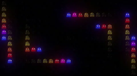 Arcade LED In the DarkHD Video stock 48989703