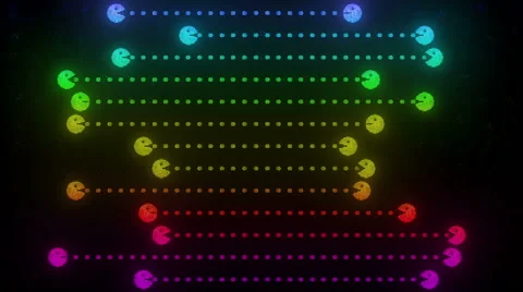 Arcade LED Hunger Games Video stock 48989803