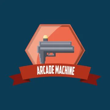 Arcade machine design Stock Illustration