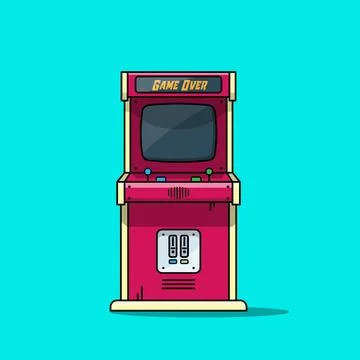 Arcade Machine Stock Illustration